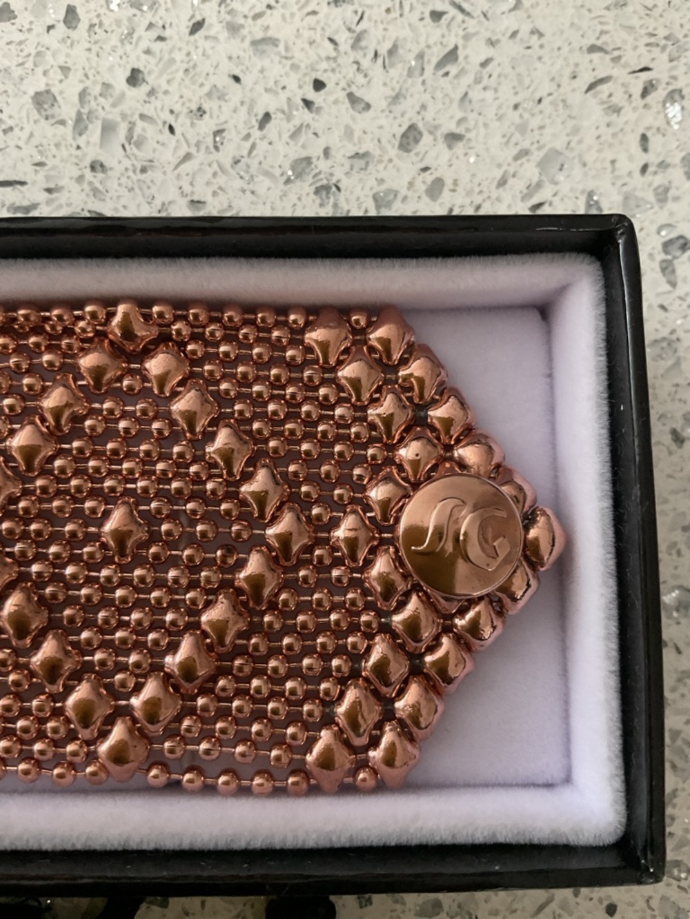 NIB Sergio Gutierrez Liquid Metal Bracelet - Picture 4 of 4